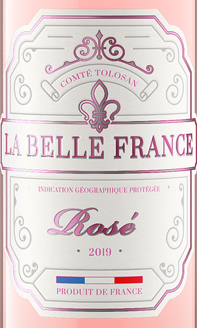 La Belle France 2019 Rosé Comté Tolosan IGP, France