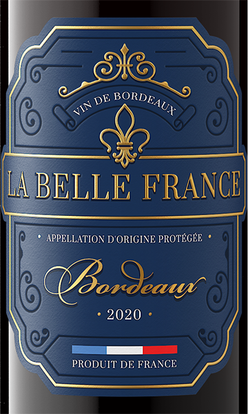 La Belle France 2020 Bordeaux Rouge Bordeaux AOP, France
