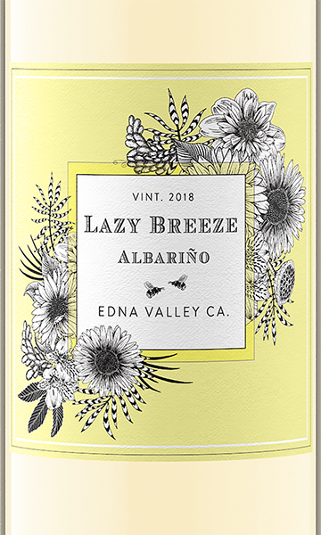 Lazy Breeze 2018 Albariño Edna Valley, California