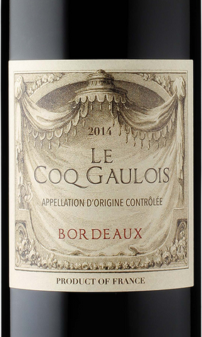 Le Coq Gaulois 2014 Bordeaux France