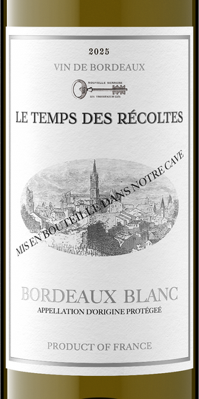 Le Temps Bordeaux Blanc Label