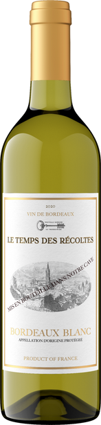 Le Temps des Récoltes 2020 Bordeaux Blanc Bordeaux AOP, France