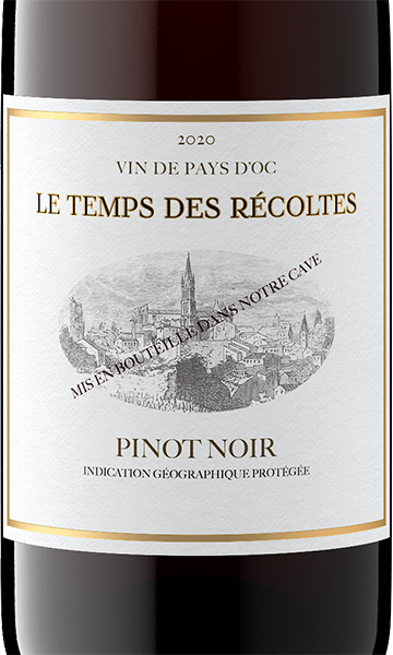 Le Temps des Récoltes 2020 Pinot Noir Pays d'Oc IGP, France