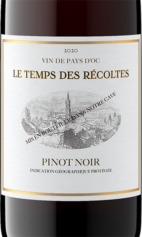 Le Temps des Récoltes 2020 Pinot Noir Pays d'Oc IGP, France