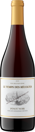 Le Temps des Récoltes 2020 Pinot Noir Pays d'Oc IGP, France