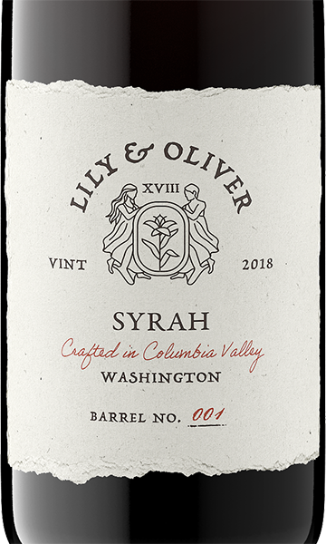 Lily & Oliver 2018 Syrah Columbia Valley, Washington