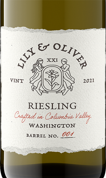Lily & Oliver 2021 Riesling Columbia Valley, Washington