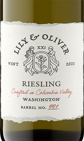 Lily & Oliver 2021 Riesling Columbia Valley, Washington