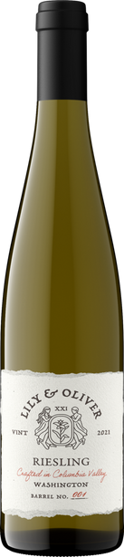 Lily & Oliver 2021 Riesling Columbia Valley, Washington