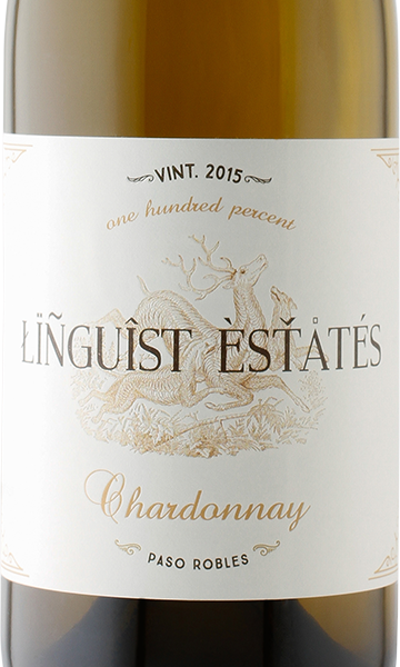 Linguist Estate 2015 Chardonnay Paso Robles, California