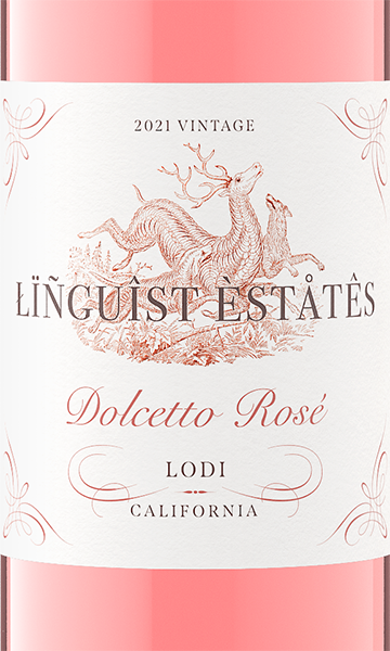 Linguist Estates 2021 Dolcetto Rosé Lodi, California