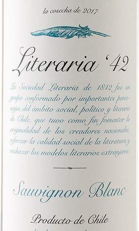 Literaria '42 2017 Sauvignon Blanc Chile