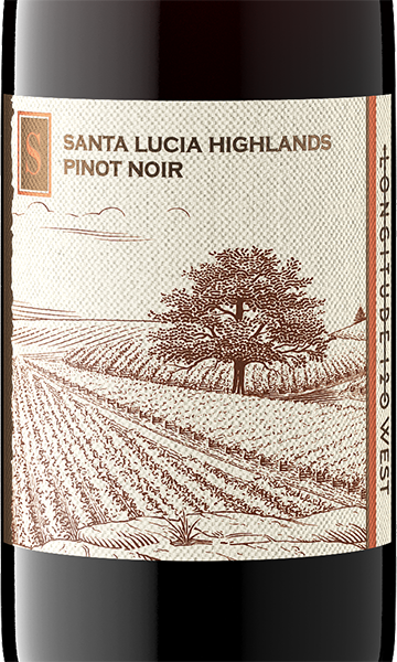 Longitude 120 West 2020 Pinot Noir Santa Lucia Highlands, California