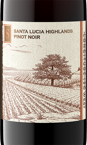 Longitude 120 West 2020 Pinot Noir Santa Lucia Highlands, California