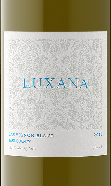 Luxana 2018 Sauvignon Blanc Lake County, California