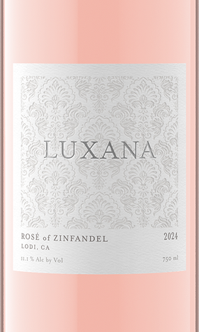 Luxana 2024 Rosé of Zinfandel Lodi, California
