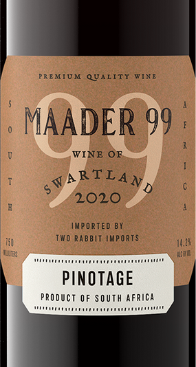 Maader 99 2020 Pinotage Swartland, South Africa
