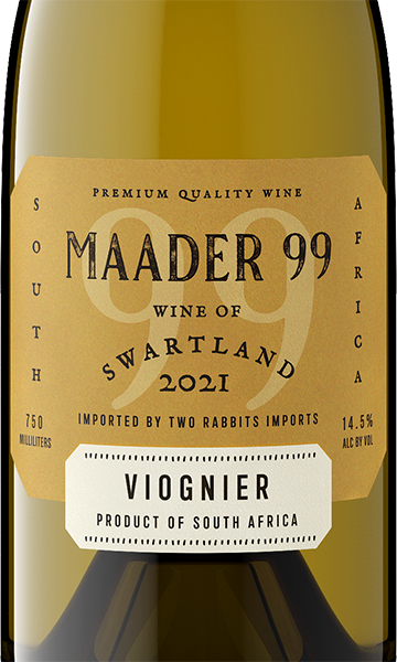 Maader 99 2021 Viognier Swartland, South Africa