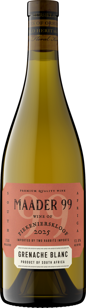 Product image for Maader 99 2025 Grenache Blanc Piekenierskloof