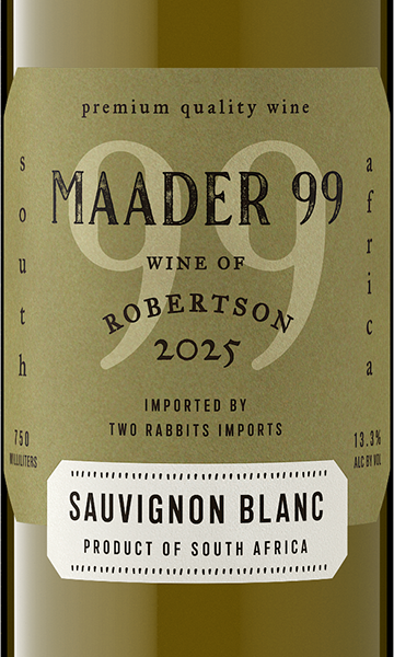 Maader 99 Sauvignon Blanc Front label