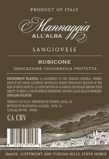 Mannaggia All'Alba 2023 Sangiovese Rubicone IGP, Italy
