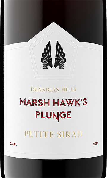 Marsh Hawk's Plunge 2017 Petite Sirah Dunnigan Hills, California