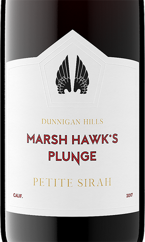 Marsh Hawk's Plunge 2017 Petite Sirah Dunnigan Hills, California