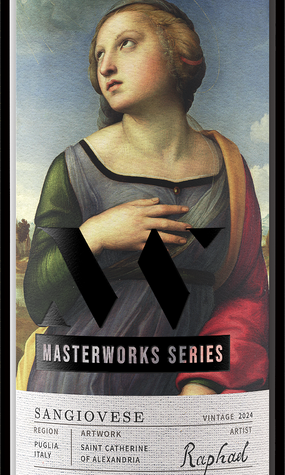 Masterworks Series 2024 Sangiovese Front Label