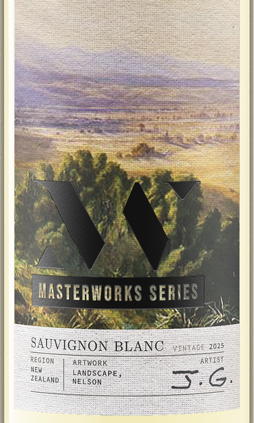 Masterworks Series 2025 Sauvignon Blanc Front Label
