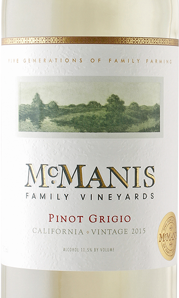McManis 2015 Pinot Grigio California
