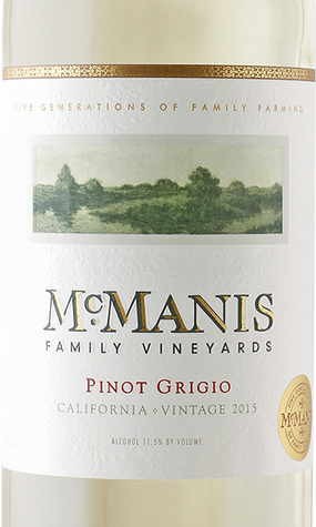 McManis 2015 Pinot Grigio California