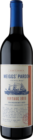 Meiggs' Pardon 2013 Promissory Red Mendocino California