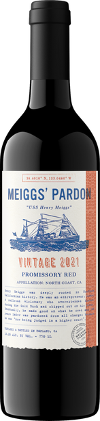Meiggs' Pardon 2021 Promissory Red North Coast, California
