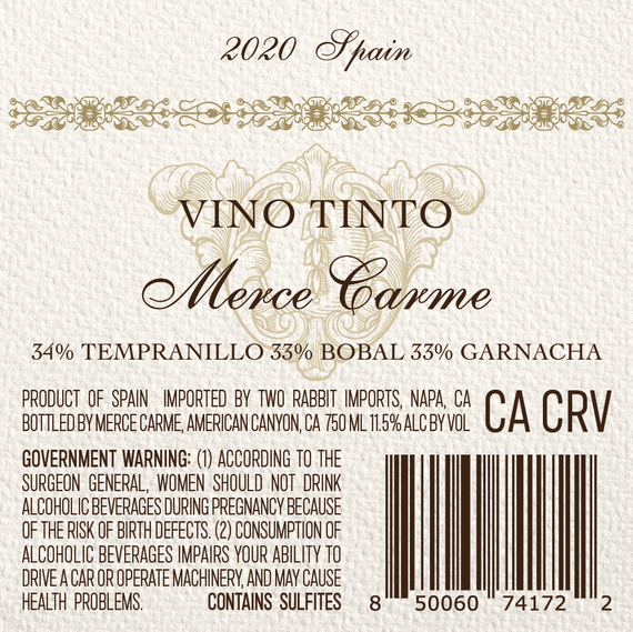 Merce Carme 2020 Tempranillo - Bobal - Garnacha, Spain