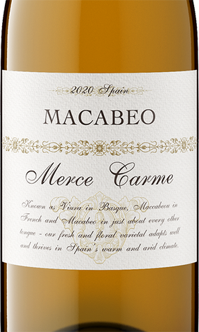 Merce Carme 2020 Macabeo Spain