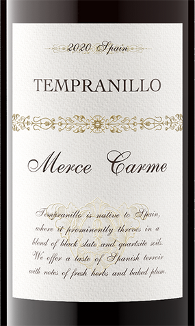 Merce Carme 2020 Tempranillo, Spain