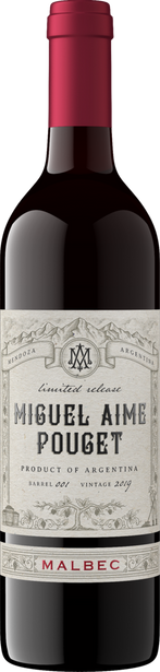 Miguel Aime Pouget 2019 Limited Release Malbec Mendoza, Argentina