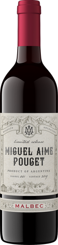 Miguel Aime Pouget 2019 Limited Release Malbec Mendoza, Argentina
