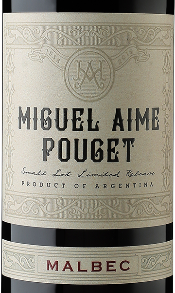 Miguel Aime Pouget 2017 Malbec Mendoza Argentina
