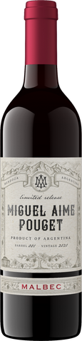 Miguel Aime Pouget 2020 Limited Release Malbec Mendoza, Argentina