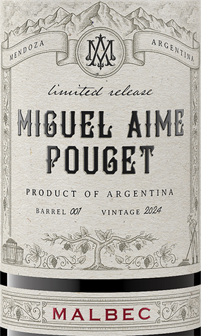 Miguel Aime Pouget 2024 Malbec Mendoza, Argentina