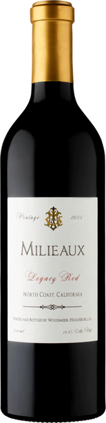 Milieaux 2015 Legacy Red Wine North Coast California