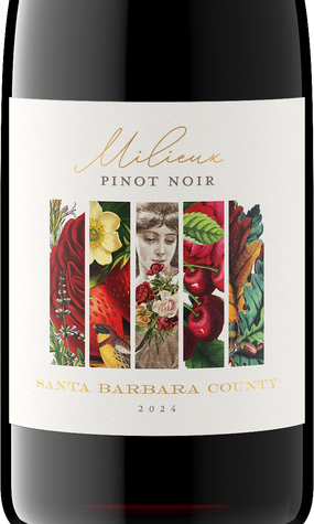 Milieux 2024 Pinot Noir Front Label