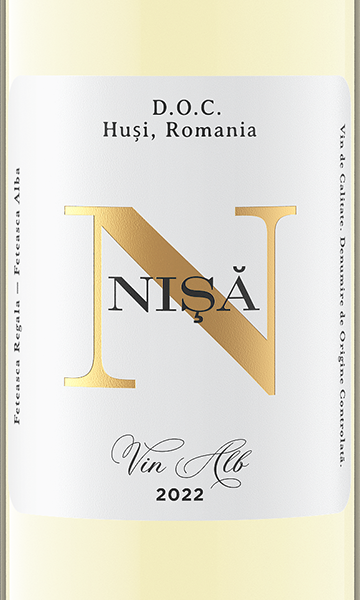 NIŞĂ 2022 Vin Alb D.O.C. Huși, Romania