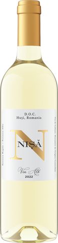 NIŞĂ 2022 Vin Alb D.O.C. Huși, Romania
