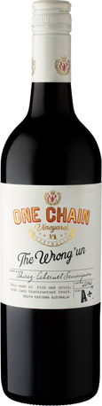 One Chain 2014 The Wrong'un Shiraz-Cabernet Sauvignon South Eastern Australia