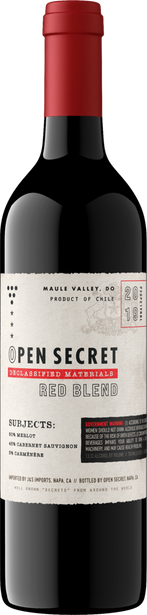 Open Secret 2019 Merlot – Cabernet – Carménère Maule Valley DO, Chile