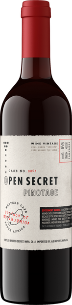 Open Secret 2019 Pinotage Western Cape, South Africa