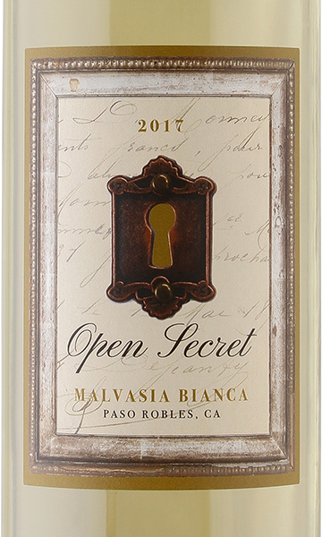 Open Secret 2017 Malvasia Bianca Paso Robles California