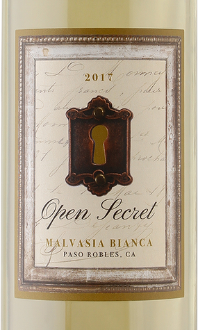 Open Secret 2017 Malvasia Bianca Paso Robles California